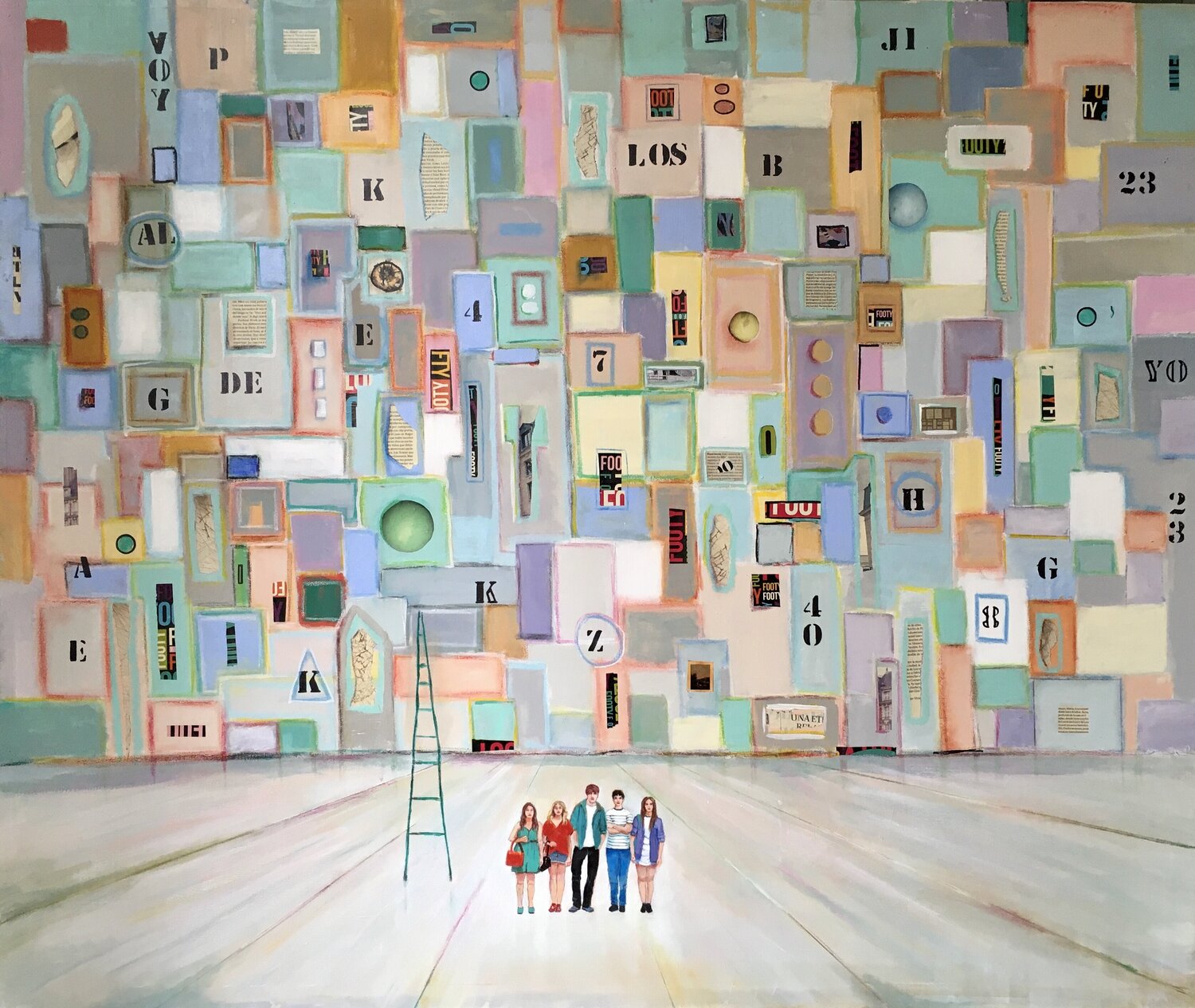 La patota Luisa González Original painting for sale