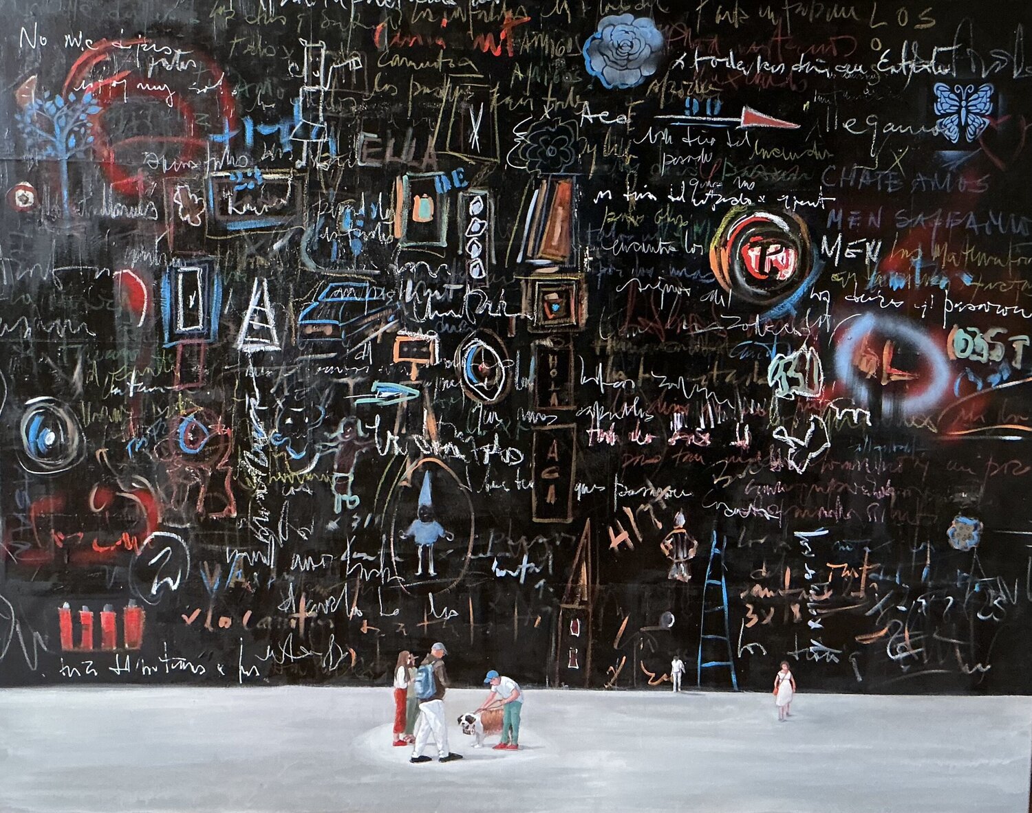 Graphities Luisa González Original painting for sale