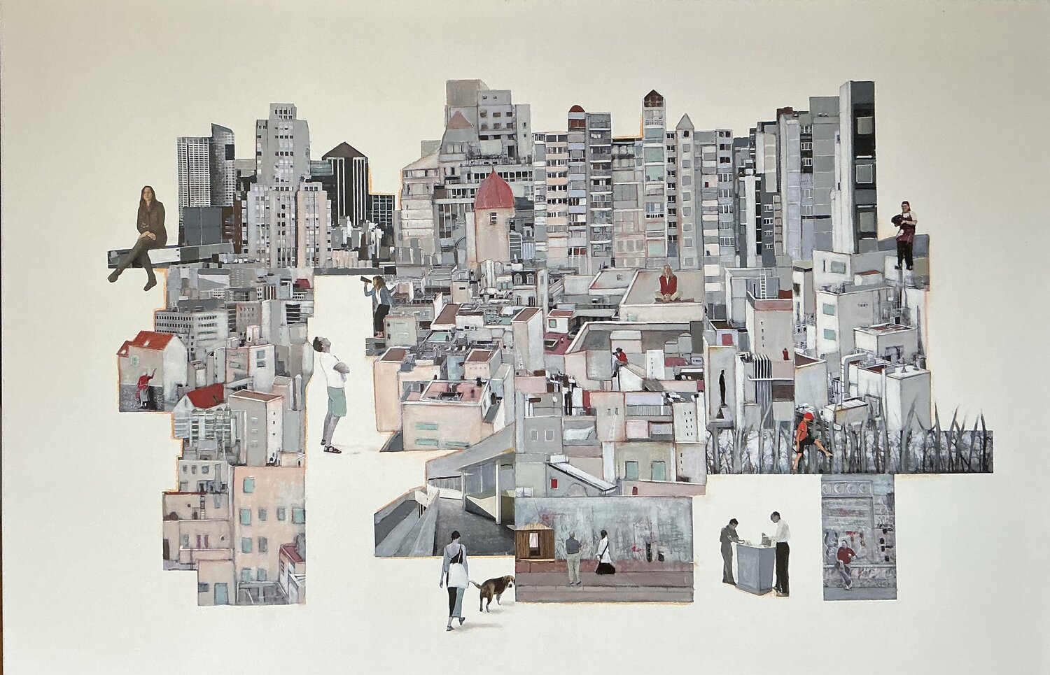 Mientras meditaba Luisa González Original painting for sale