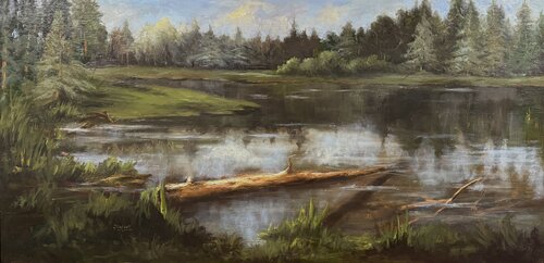 Reflections by Julia Bright, Painting for Sale on Select