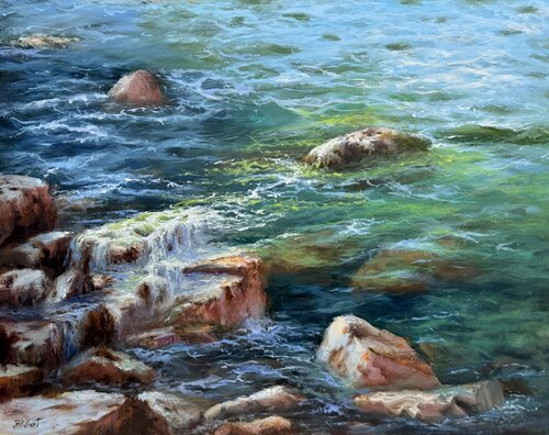 Echoes Of Light by Julia Bright, Painting for Sale on Select