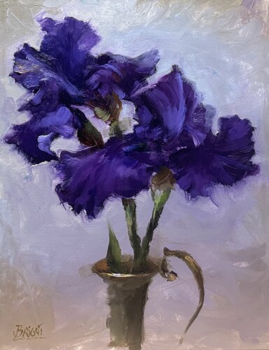 Blue Velvet by Julia Bright, Painting for Sale on Select