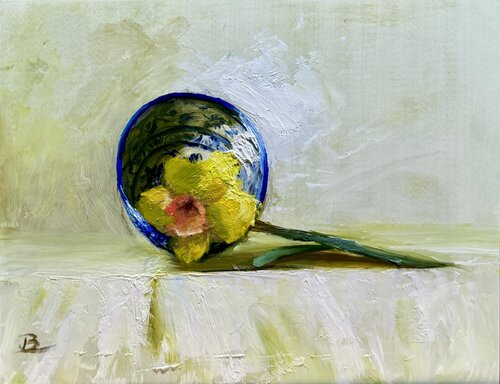 Finding Spring by Julia Bright, Painting for Sale on Select