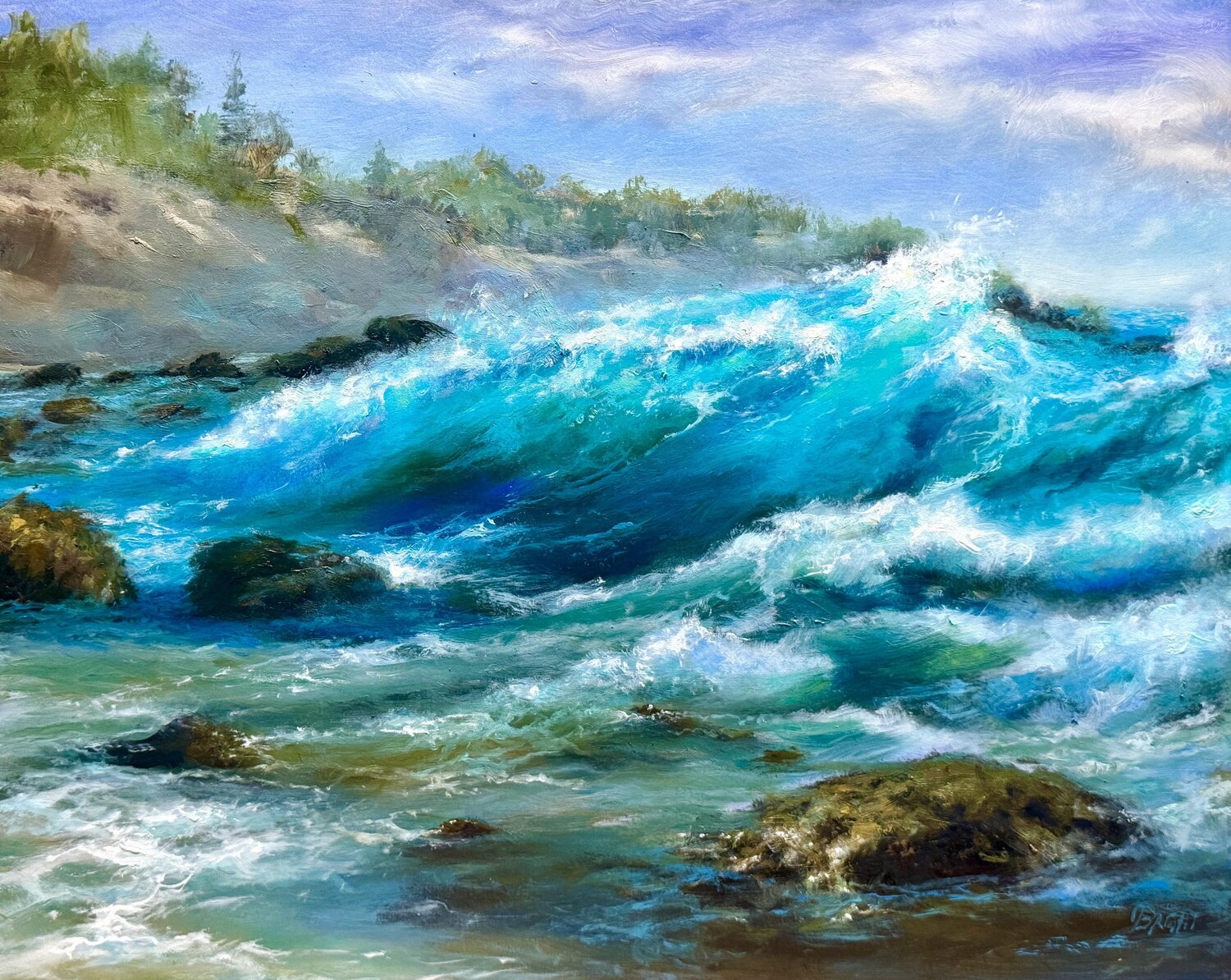 Mediterranean Melody Julia Bright Original painting for sale