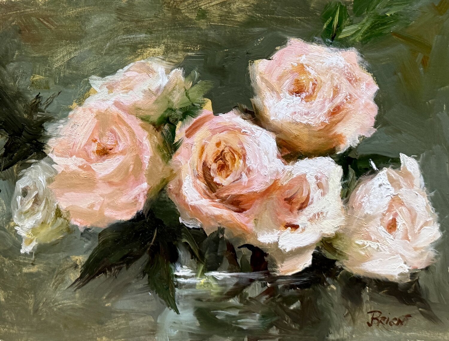 Everything’s Coming Up Roses Julia Bright Original painting for sale