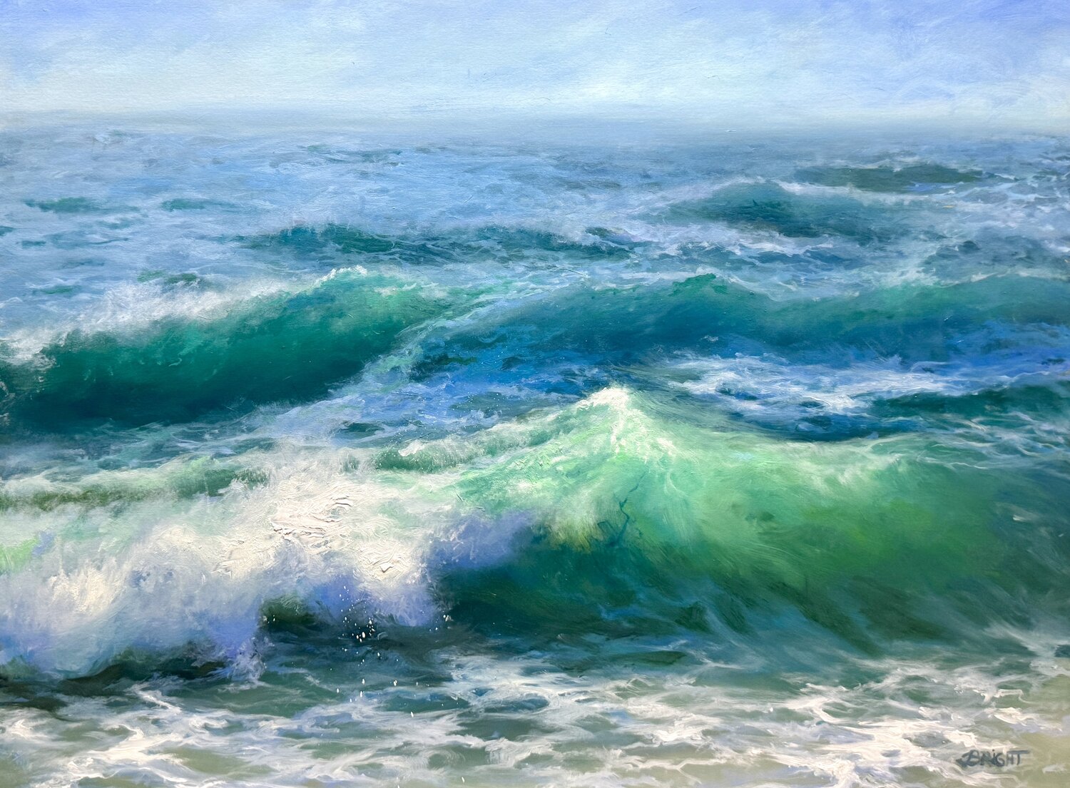 Glimmer Julia Bright Original painting for sale