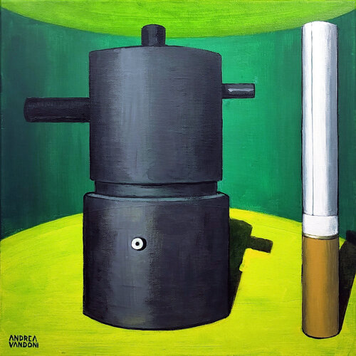 CYLINDRISM by Andrea Vandoni, Painting for Sale on Select
