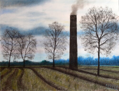 A NEW TREE by Andrea Vandoni, Drawing for Sale on Select