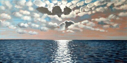 Simple - 4 by Andrea Vandoni, Painting for Sale on Select
