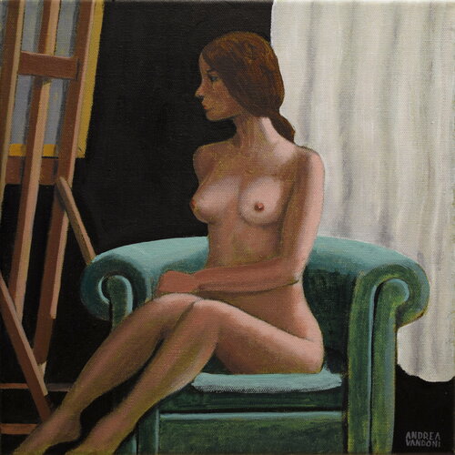 THE PORTRAIT, 2 by Andrea Vandoni, Painting for Sale on Select