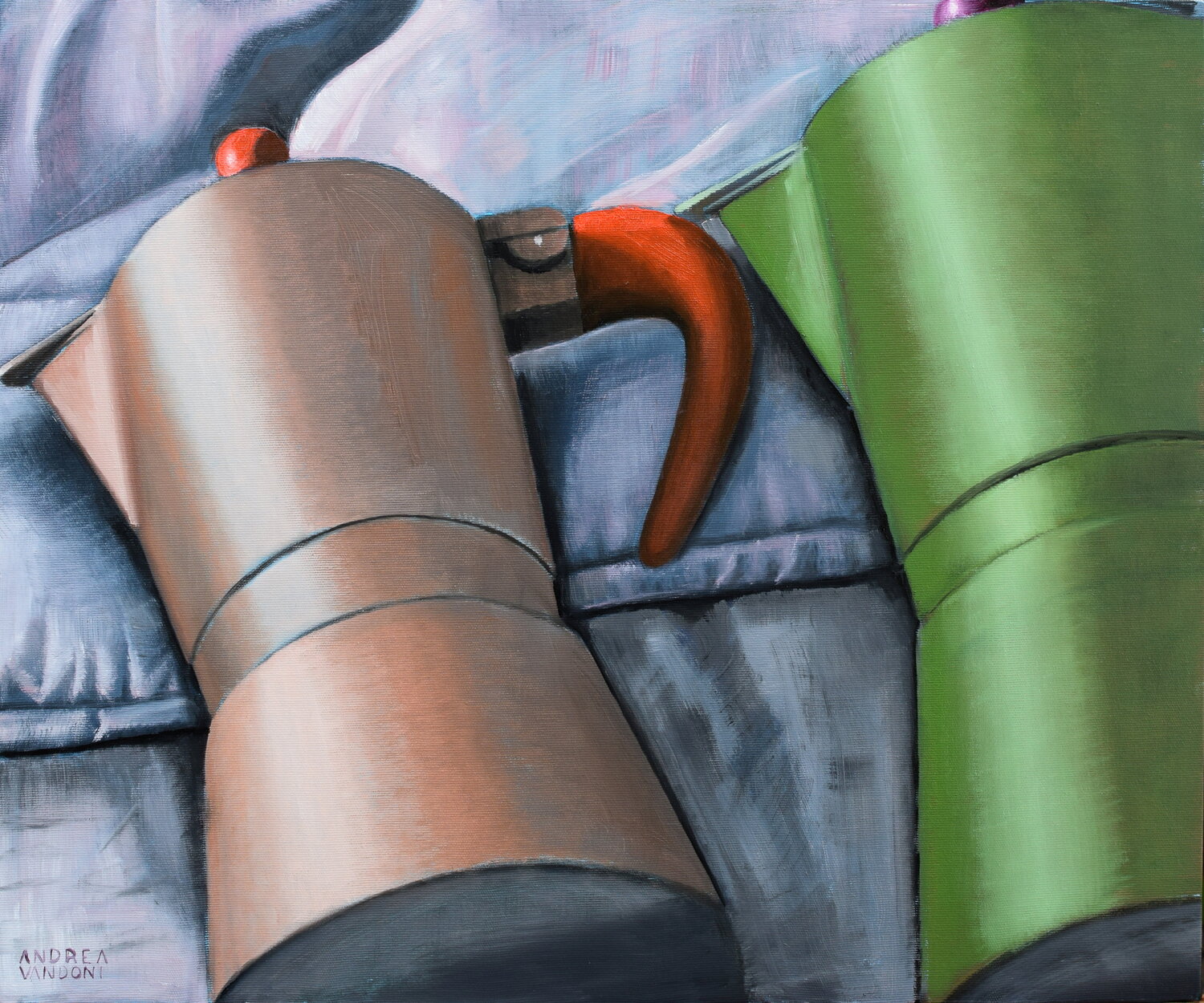 Sleep Together Andrea Vandoni Original painting for sale