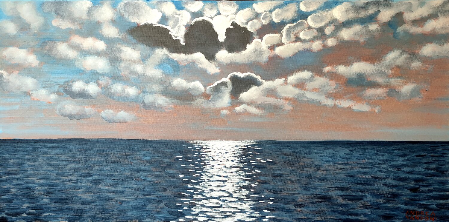 Simple - 4 Andrea Vandoni Original painting for sale