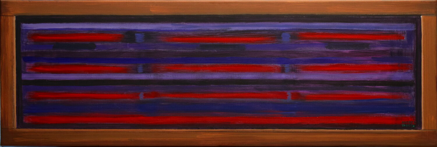 Abstract with Frame Andrea Vandoni Original painting for sale