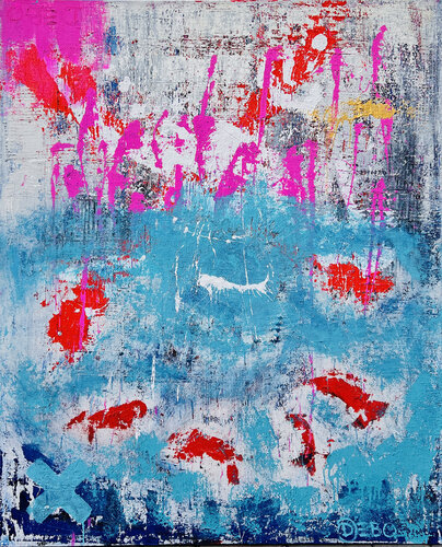 "NISHIKIGOI" by Sven Debo Bode by Sven Bode, Painting for Sale on Select