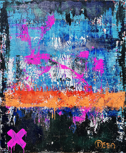 "Conversation with the unknown" by Sven Debo Bode by Sven Bode, Painting for Sale on Select