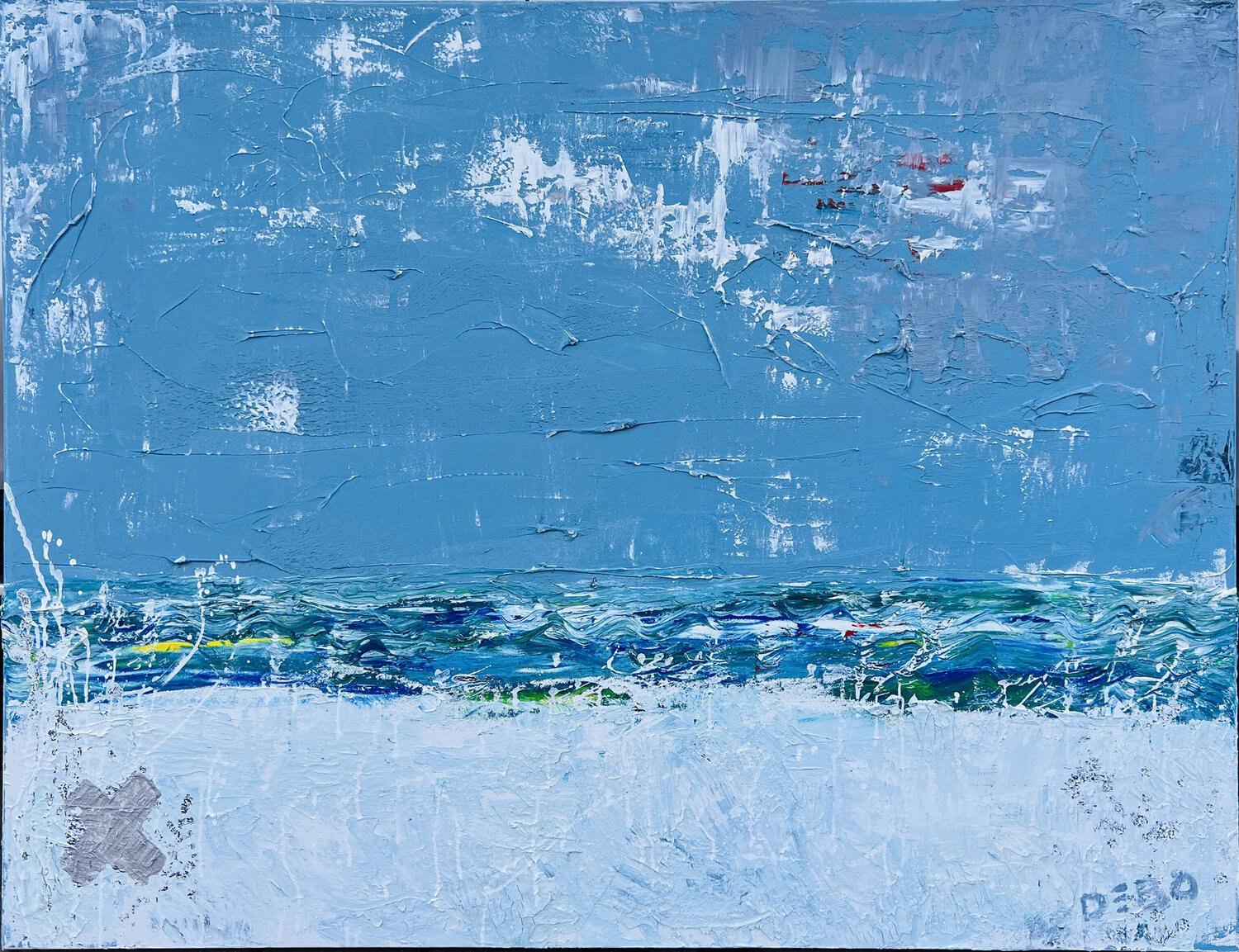 Santa Rosa Beaches by Sven Debo Bode Sven Bode Original painting for sale