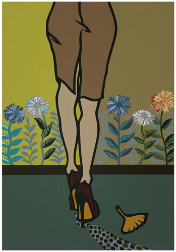 Going on my way_in Autumn by Mia Kim, Painting for Sale on Select