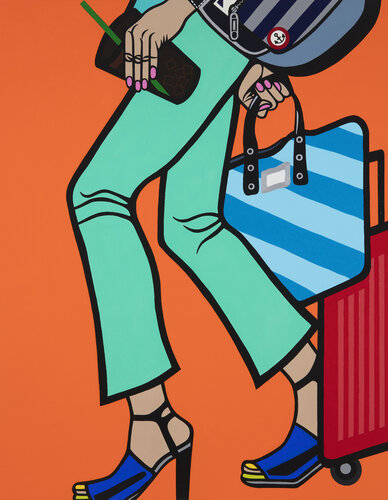 Let's go on a trip_in Summer by Mia Kim, Painting for Sale on Select