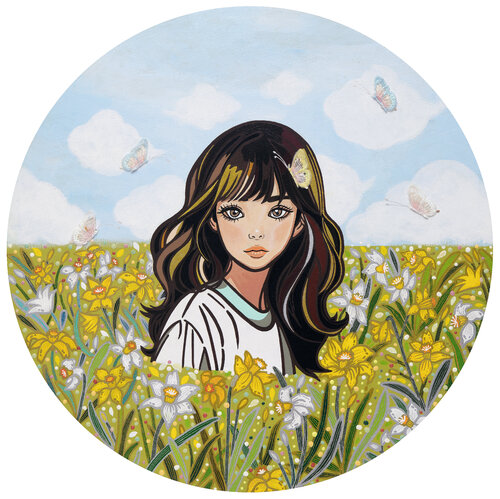 Invitation (An invitation to the garden) by Mia Kim, Painting for Sale on Select