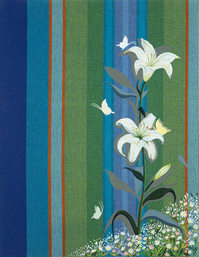 In the garden_Lilies (Summer) by Mia Kim, Painting for Sale on Select