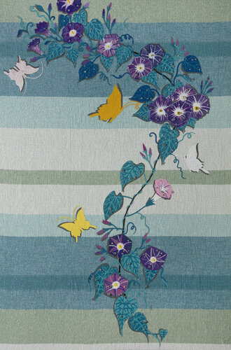 In the garden_Morning glory von Mia Kim, Malerei kaufen auf Select