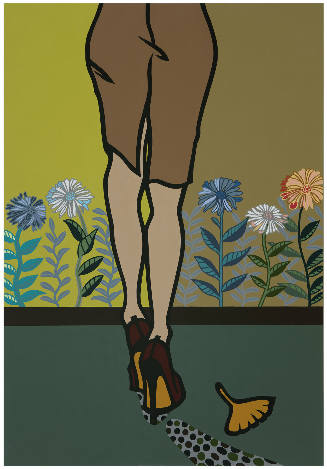 Going on my way_in Autumn Mia Kim Original painting for sale