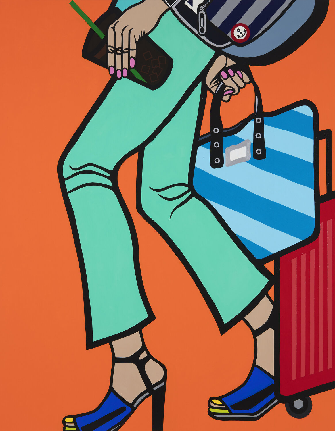 Let's go on a trip_in Summer Mia Kim Original painting for sale