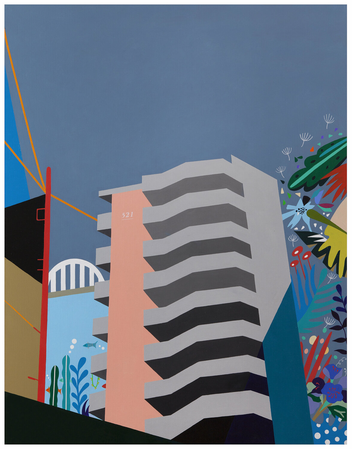 The big city 02 Mia Kim Original painting for sale