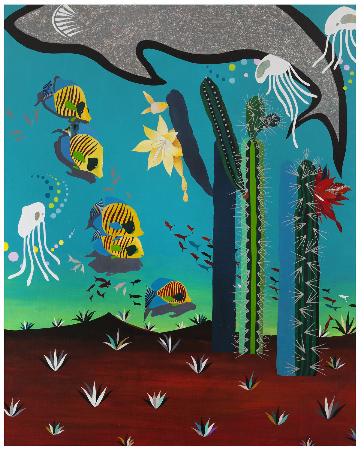 Under the sea / In the desert Mia Kim Original painting for sale