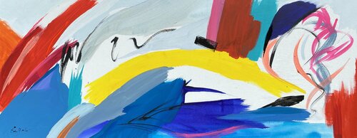 Nuevos vientos by Gisela Gaffoglio, Painting for Sale on Select