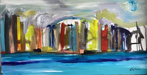 TEMPERAMENTAL by Gisela Gaffoglio, Painting for Sale on Select