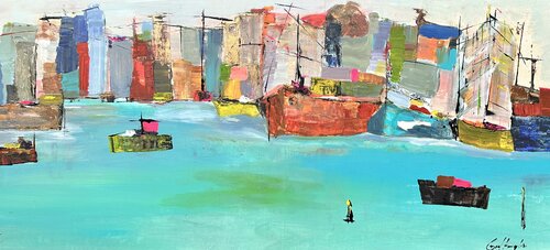 SO MUCH LIFE by Gisela Gaffoglio, Painting for Sale on Select