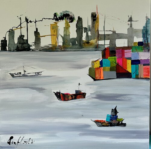 YA LO VES by Gisela Gaffoglio, Painting for Sale on Select