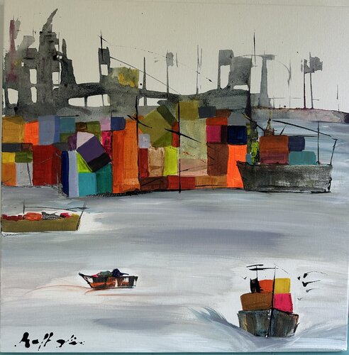 YA LO VES II by Gisela Gaffoglio, Painting for Sale on Select