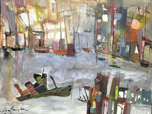 TODA MI VIDA by Gisela Gaffoglio, Painting for Sale on Select