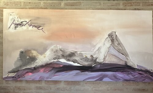 QUE REST-T-IL DE NOS AMOURS? by Gisela Gaffoglio, Painting for Sale on Select