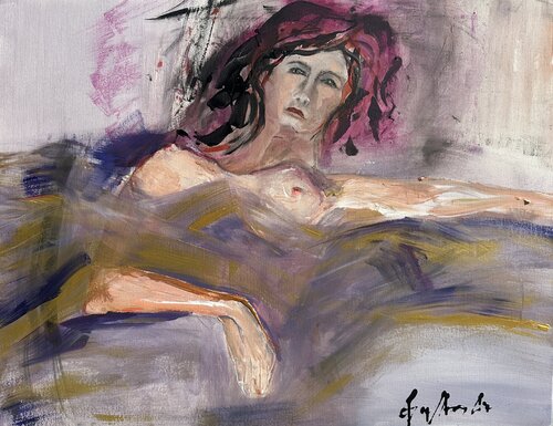 LE BATEAU COULE by Gisela Gaffoglio, Painting for Sale on Select
