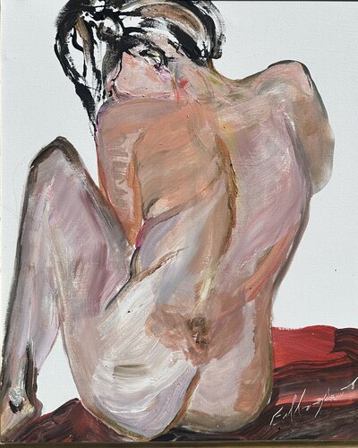 AVEC MOI MEME by Gisela Gaffoglio, Painting for Sale on Select