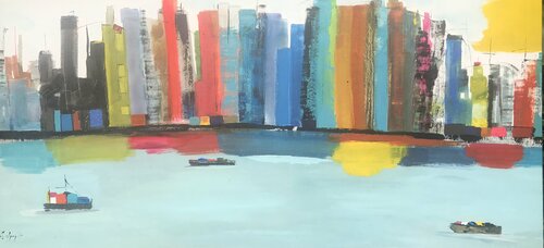 Todo  es perfecto by Gisela Gaffoglio, Painting for Sale on Select