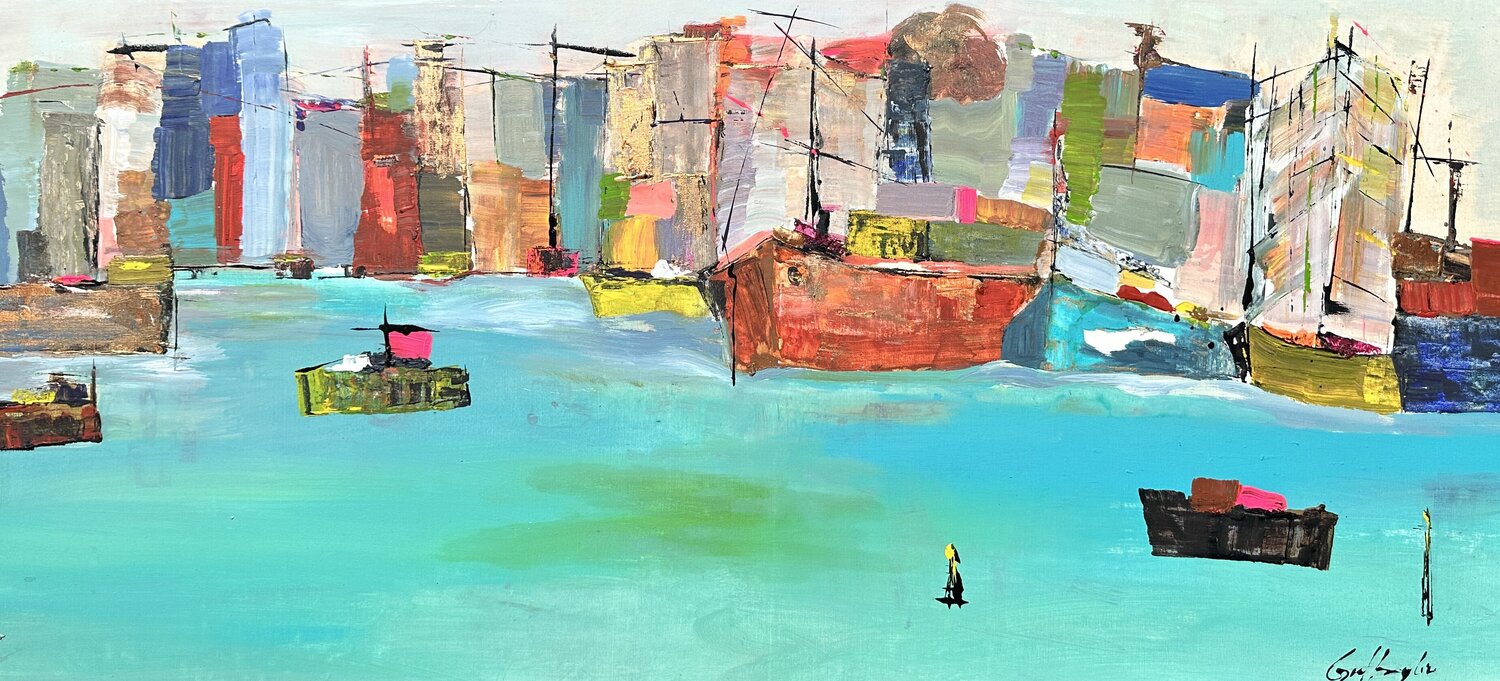 SO MUCH LIFE Gisela Gaffoglio Original painting for sale