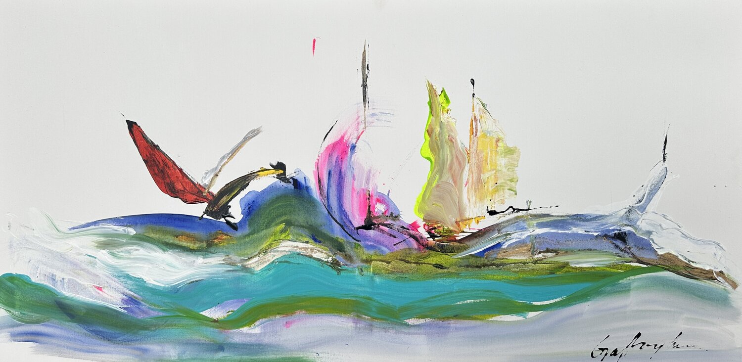 LIFE METAPHOR Gisela Gaffoglio Original painting for sale