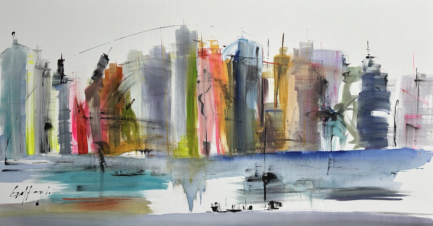 Pedacito de cielo Gisela Gaffoglio Original painting for sale
