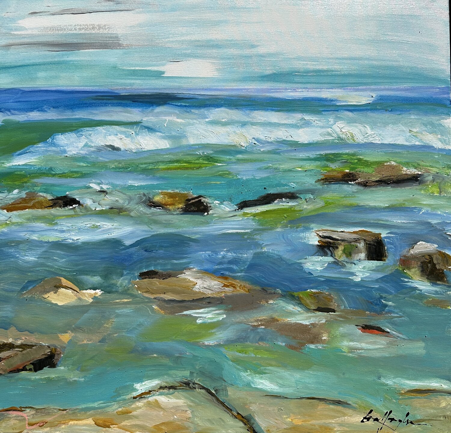 MORNING LIGHT Gisela Gaffoglio Original painting for sale