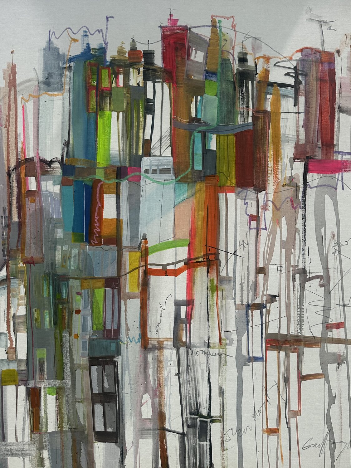 The way I do it Gisela Gaffoglio Original painting for sale