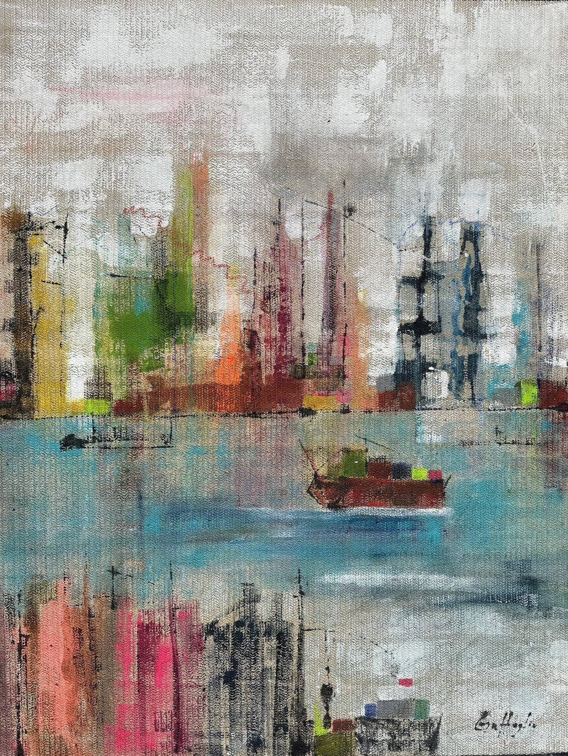 De muchos tintes Gisela Gaffoglio Original painting for sale