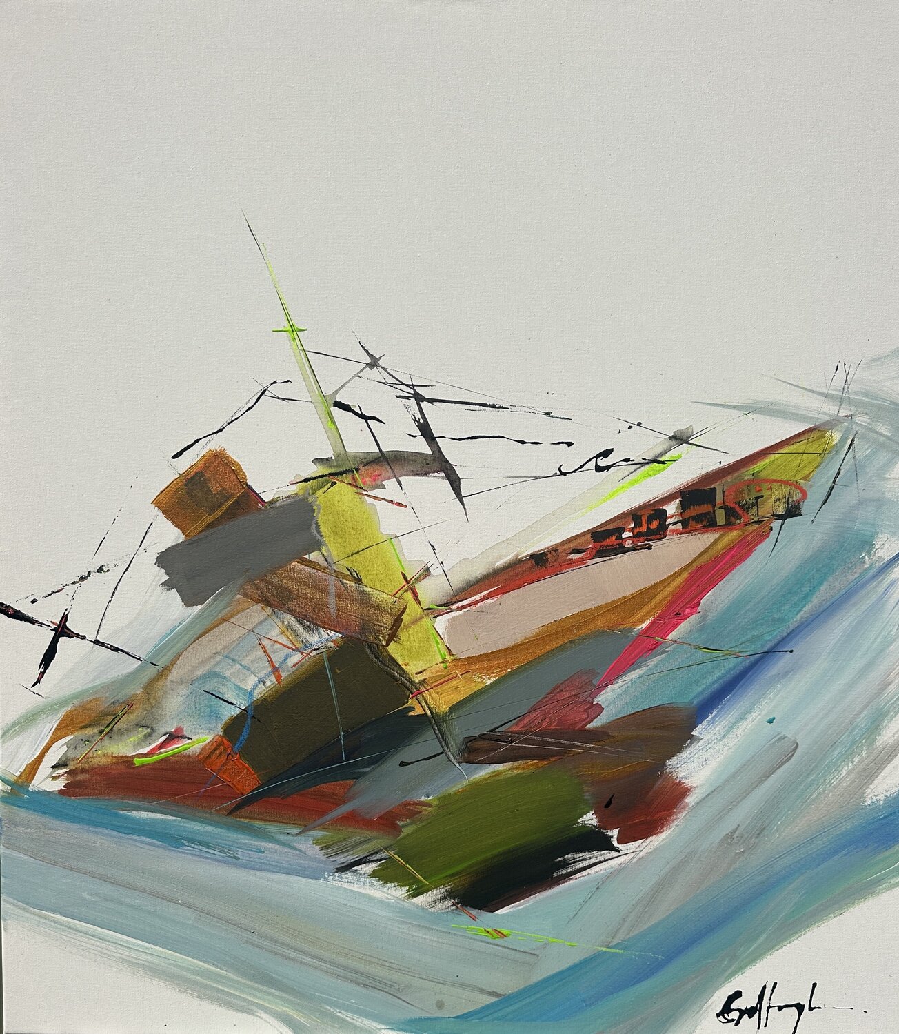 The finalDance Gisela Gaffoglio Original painting for sale