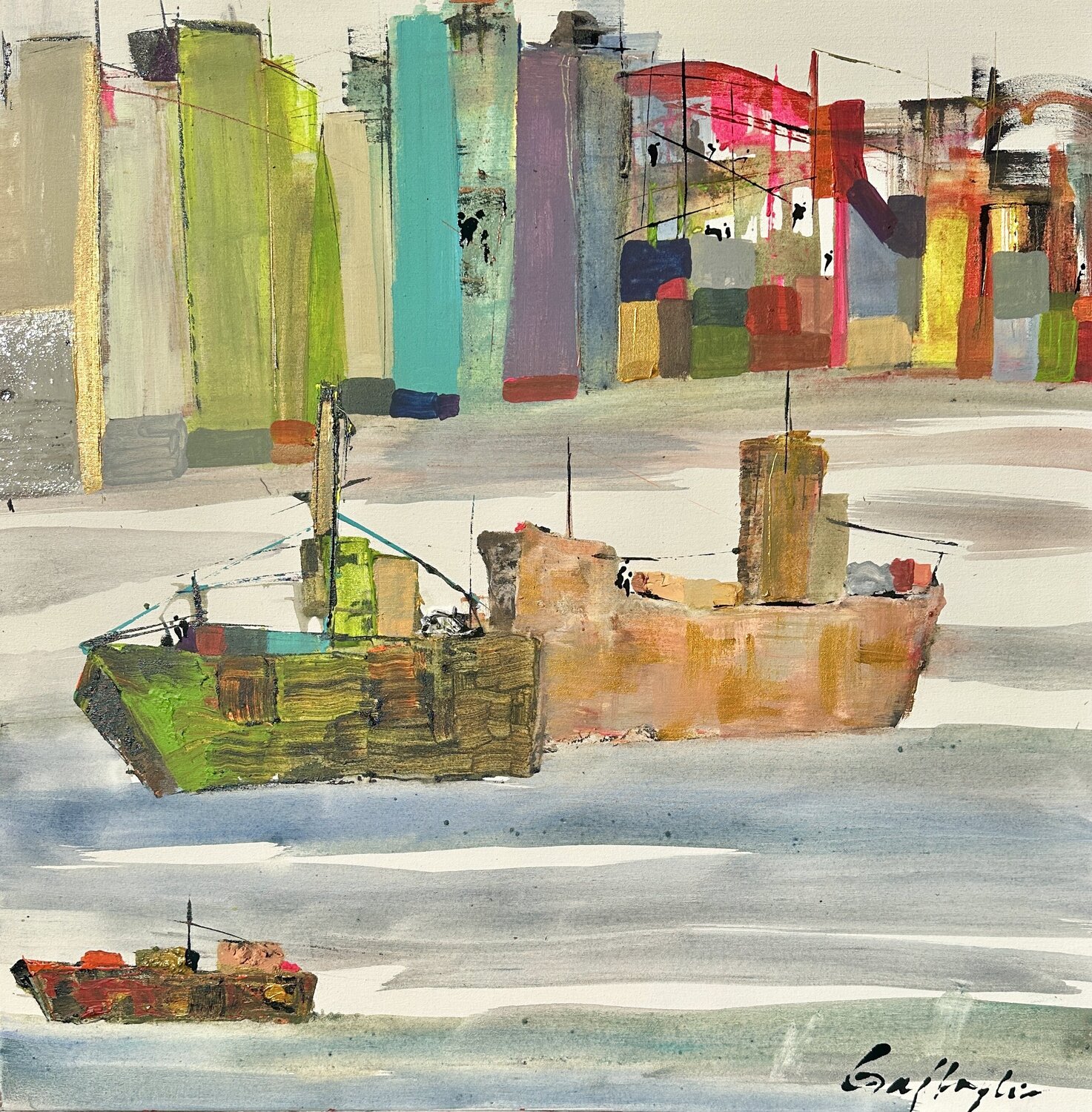 TROILEANDO Gisela Gaffoglio Original painting for sale