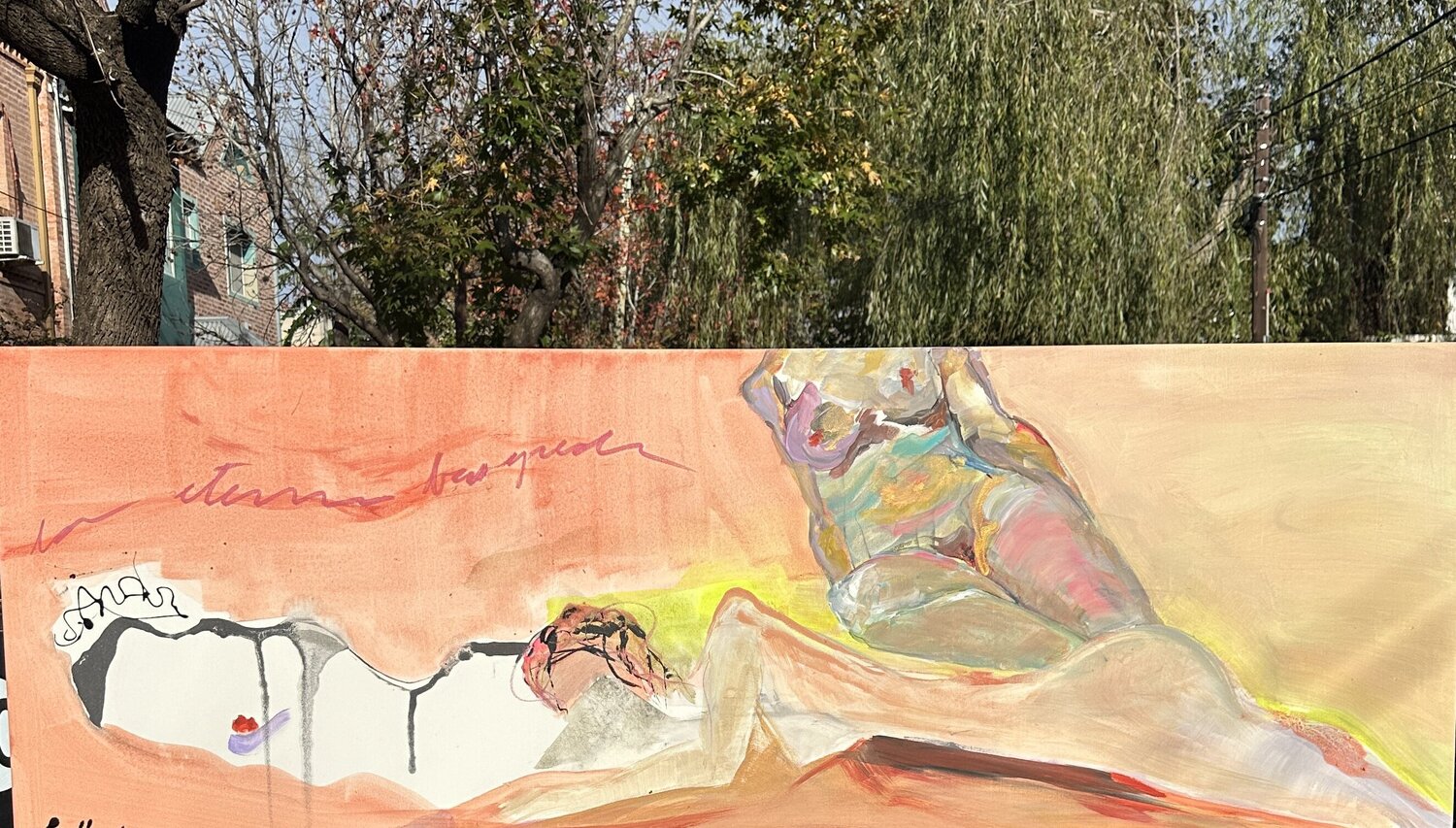 AVANT LE JOUR Gisela Gaffoglio Original painting for sale
