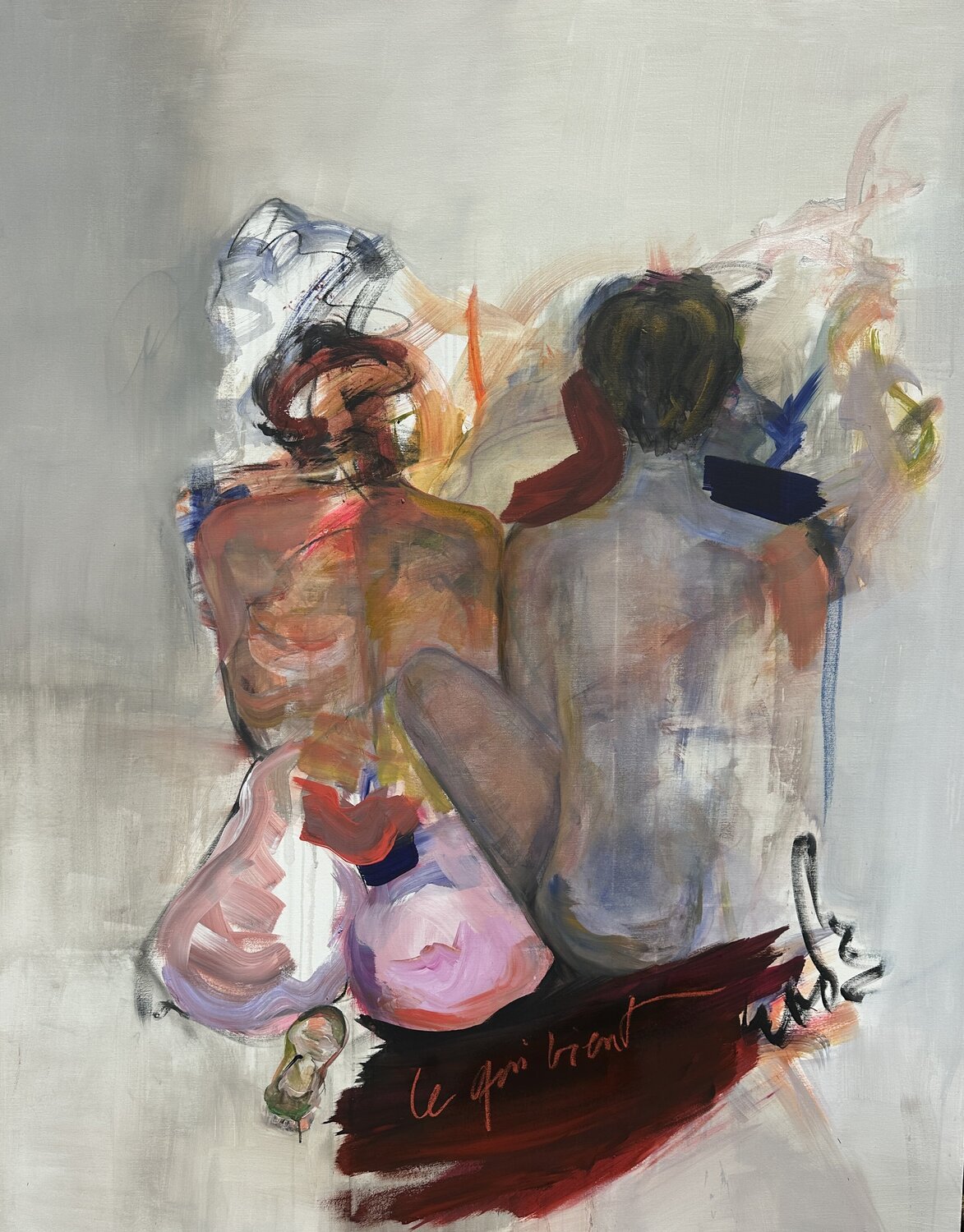 CE QUI VIENT Gisela Gaffoglio Original painting for sale