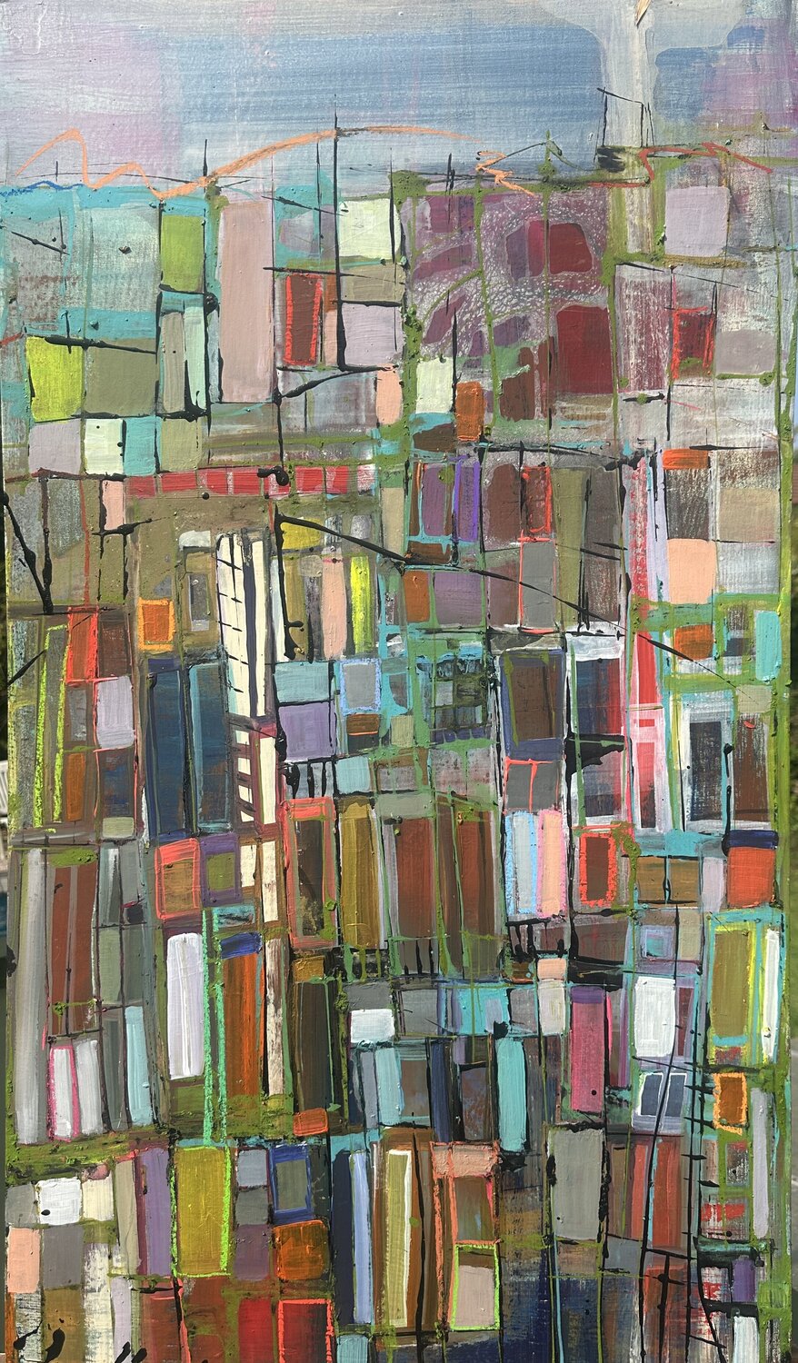 Muchas vidas Gisela Gaffoglio Original painting for sale